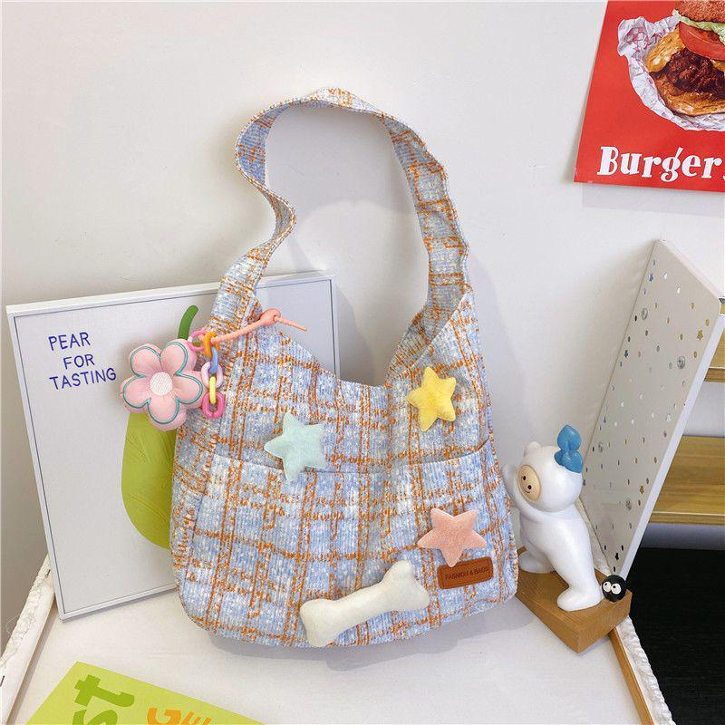 2025 Women s Versatile Large-Capacity Crossbody Shoulder Bag Thick Fabric + Lining