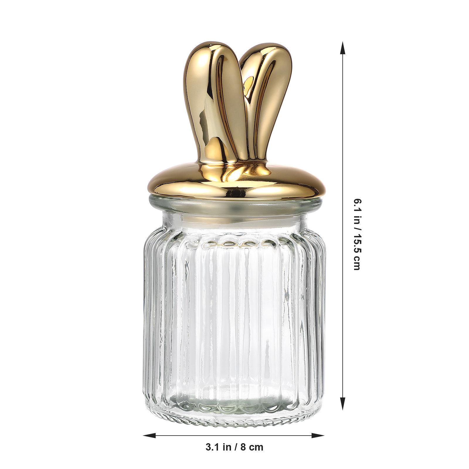 1Pcs Rabbit Ear Sealed Jar Household Kitchen Storage Multipurpose Food Container for Snacks Dry Ingredients Kitchen Jar