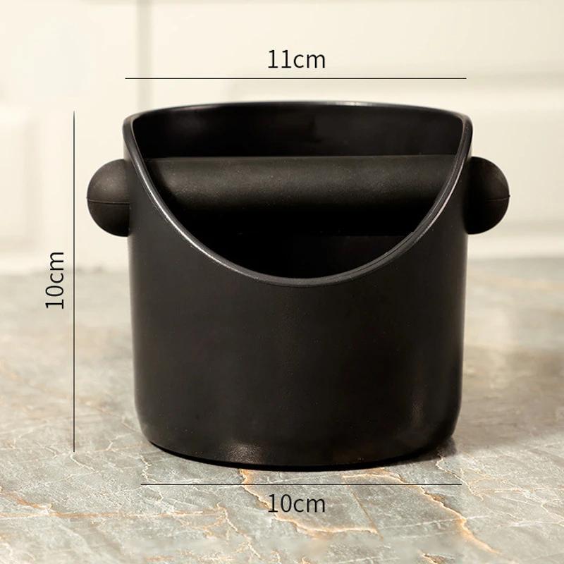

Food Grade ABS Coffee Powder Box with Deep Bowl Detachable Knock Bar for Coffee Machine Grind Trash Bin