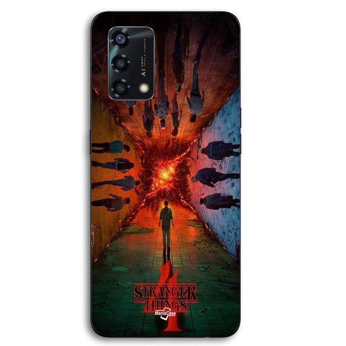 Coque pour téléphone - MANIACASE - Oppo A95 - Silicone TPU - Noir - Stranger Things (Billy)