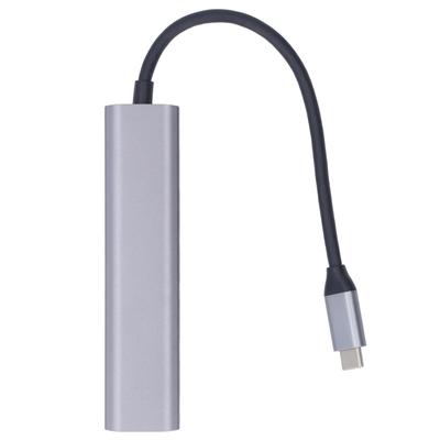 5 In 1 Type C Hub Adapter USB and 4K HD Multimedia Interface Splitter Portable Expander Compatible with Laptop Display