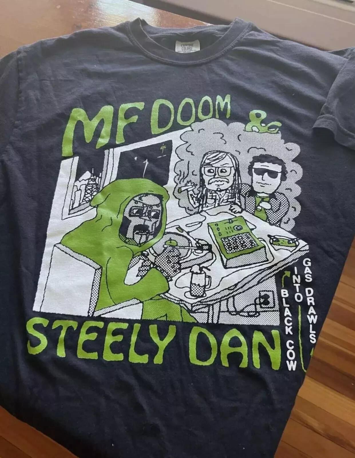 Steely Dan Shirt MF Doom Black T-shirt Unisex S-5XL Gift For Fans HH03833 S