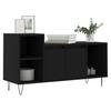 TV Cabinet Black 100x35x55 Cm Particleboard