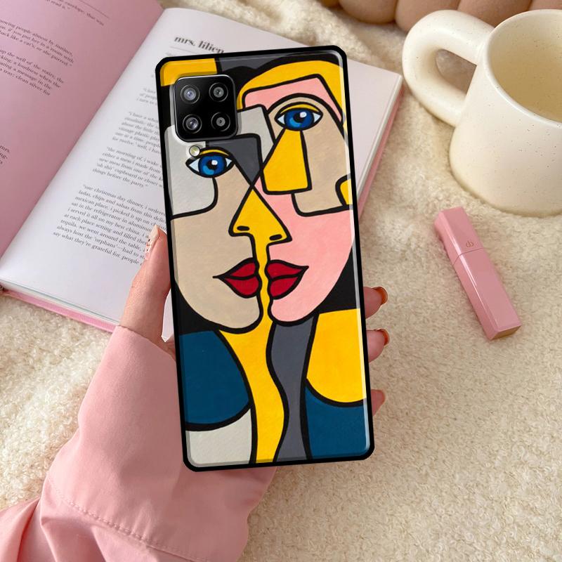 Abstract Portrait Art Painting For Samsung Galaxy A16 A26 A36 A56 A06 A53 A33 A13 A12 A32 A52 A55 A35 A15 A54 A34 A14 Case
