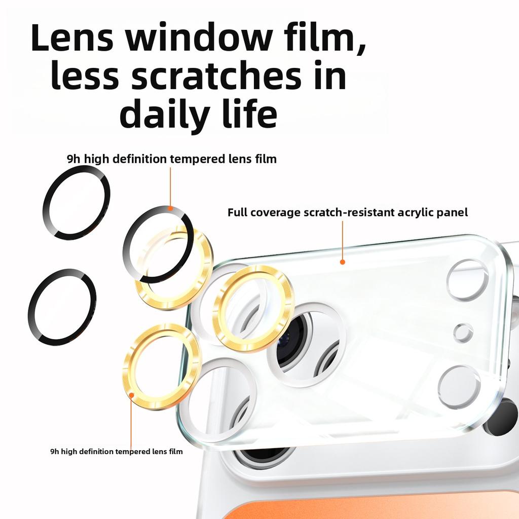 Shockproof Magnetic Case for iPhone 17 Pro Max 16 Ai Integrated Button Comes with A Full Coverage Lens Protector Cover