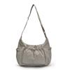 Nylon Sling Bag For Women With Drawstring Closure And Mobile Pocket For Casual Travel