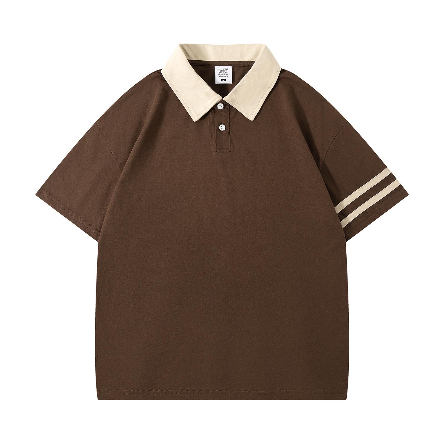 

Весна/Лето 2024 Унисекс Поло из чистого хлопка с отложным воротником M