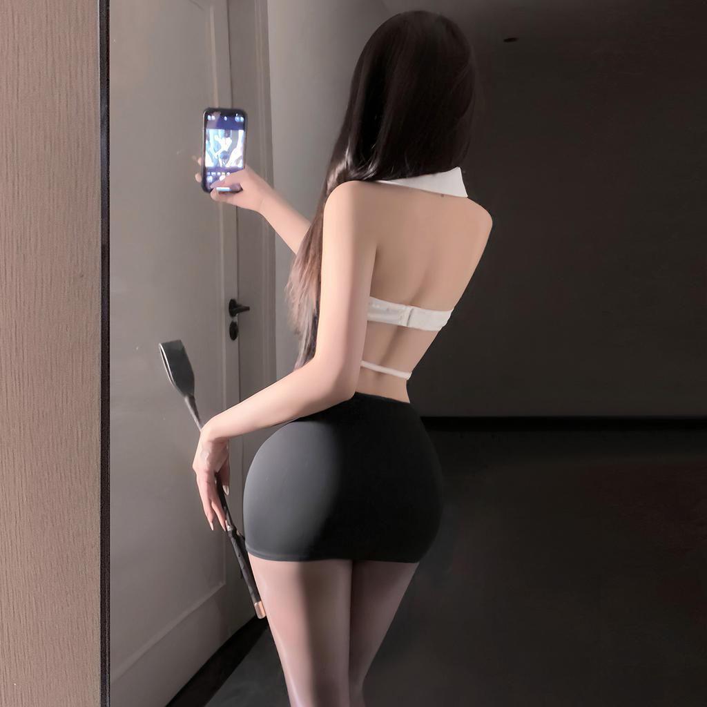 Erotic Cosplay Lingerie Sexy Secretary Skirt Adult Sex Lingerie Set Teacher Role Play Costumes Women Porno AV Actress Temptation