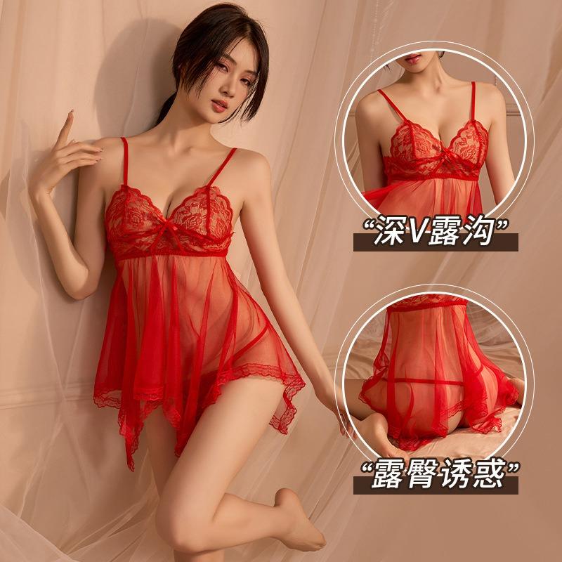 Sex underwear burst lace mesh temptation set plus suspenders, sexy sex pajamas number.