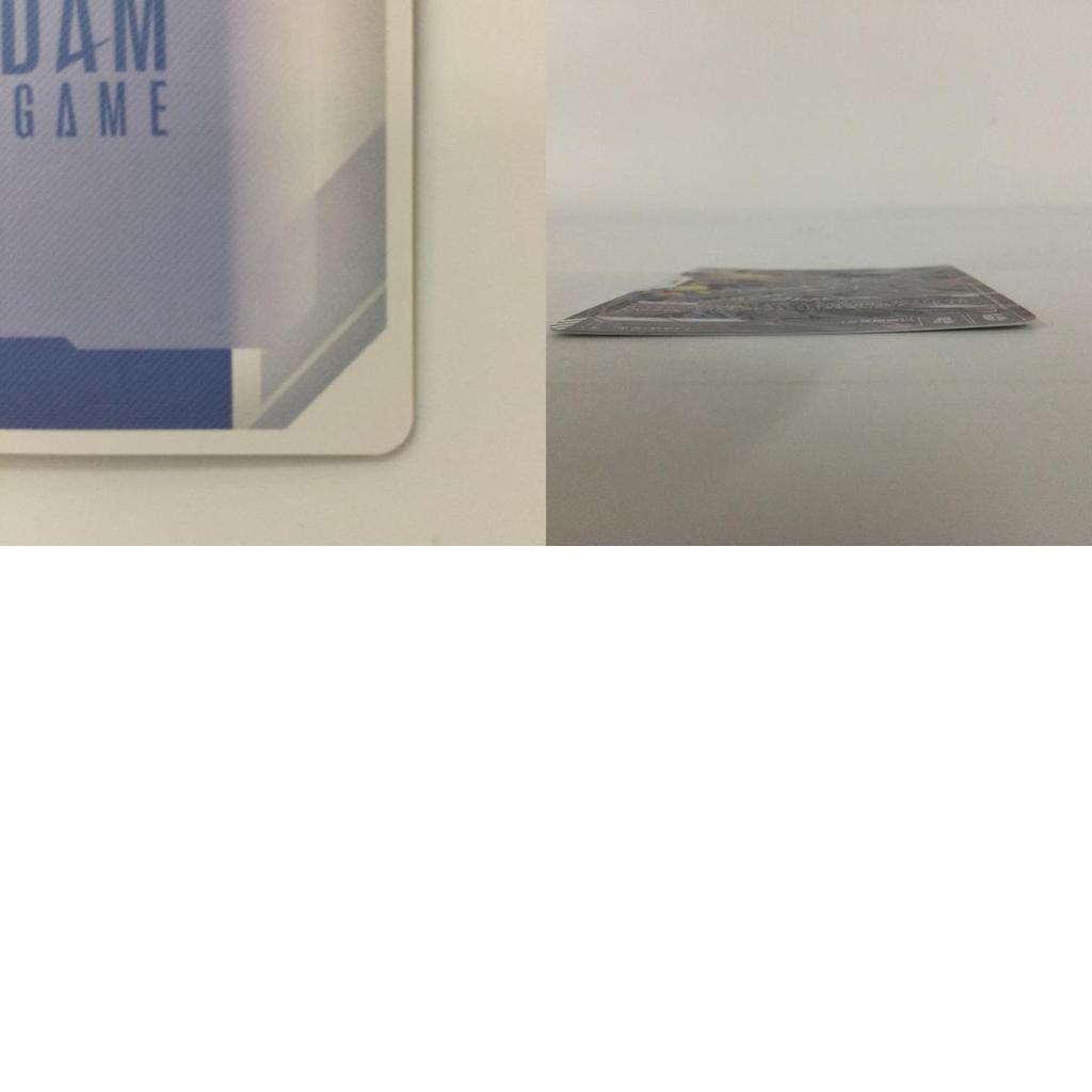 Gundam Card Game Freedom Gundam scratched and GD01-065 LR+ (Slightly dirty)