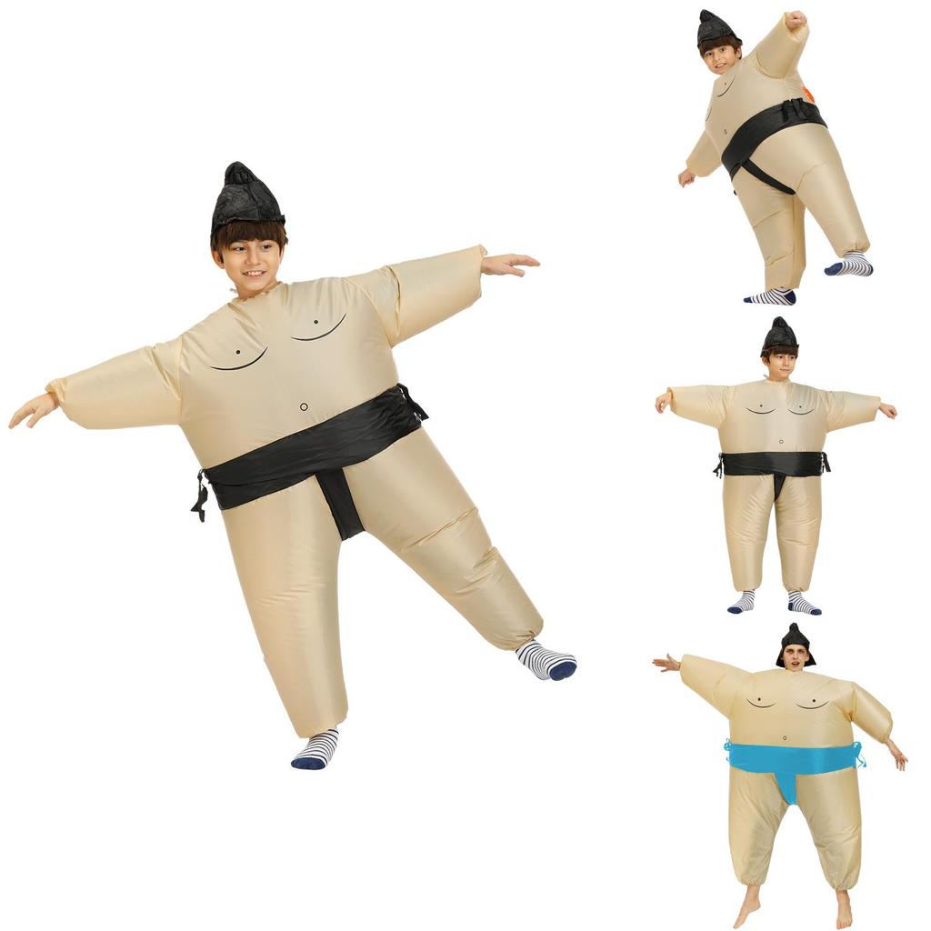 Auffälliges Sumo-Kostüm Aufblasbarer Anzug mit bequemer Passform für alle Altersgruppen