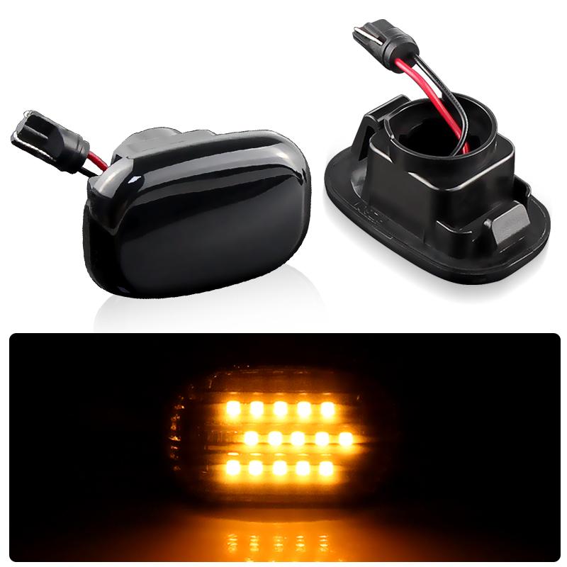 

2Pcs Dynamic Led Side Marker Signal Lights for Toyota Corolla E10/E11/E12 Yaris Verso Hilux Surf N21 RX Fender Turn Signal Lamp