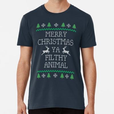 Merry Christmas Ya Filthy Animal T-Shirt S-5XL Best T-Shirt