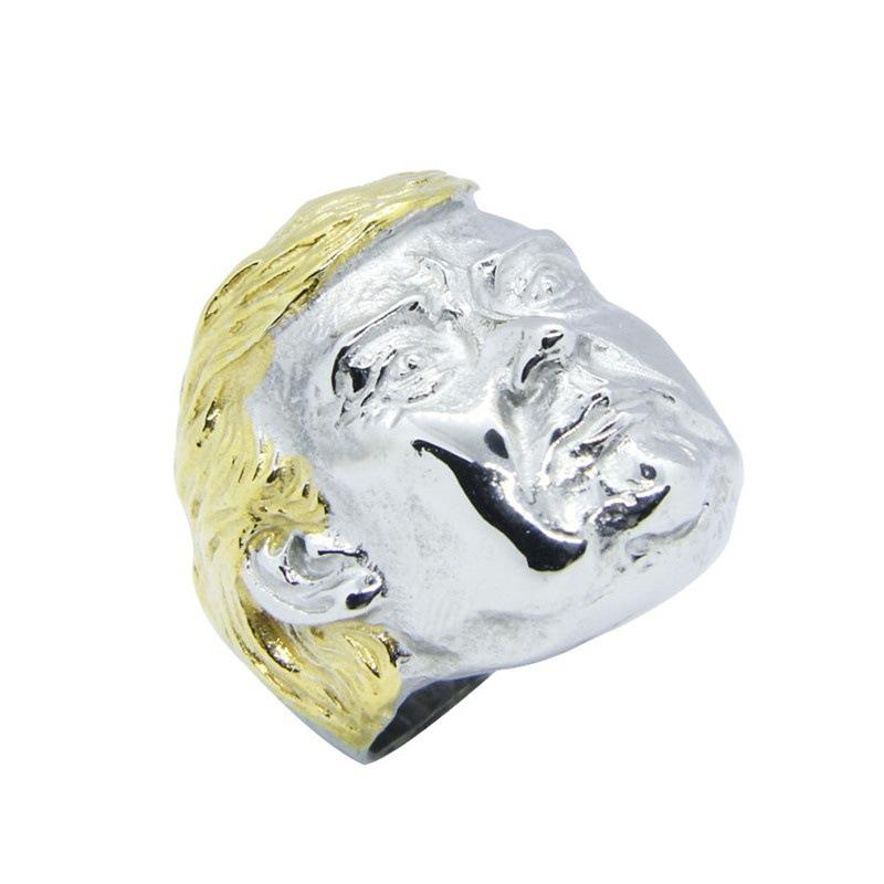 

Trendy Hot-selling New Jewelry Two-color U.s. Presidential Men s Ring 13