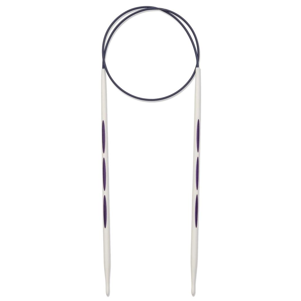 Prym Ergonomics Circular Knitting Needles 40cm (16 Inches) 3.00mm (US 3) - Lightweight Flexible Knitting Tool, Made In Germany, No. 215622