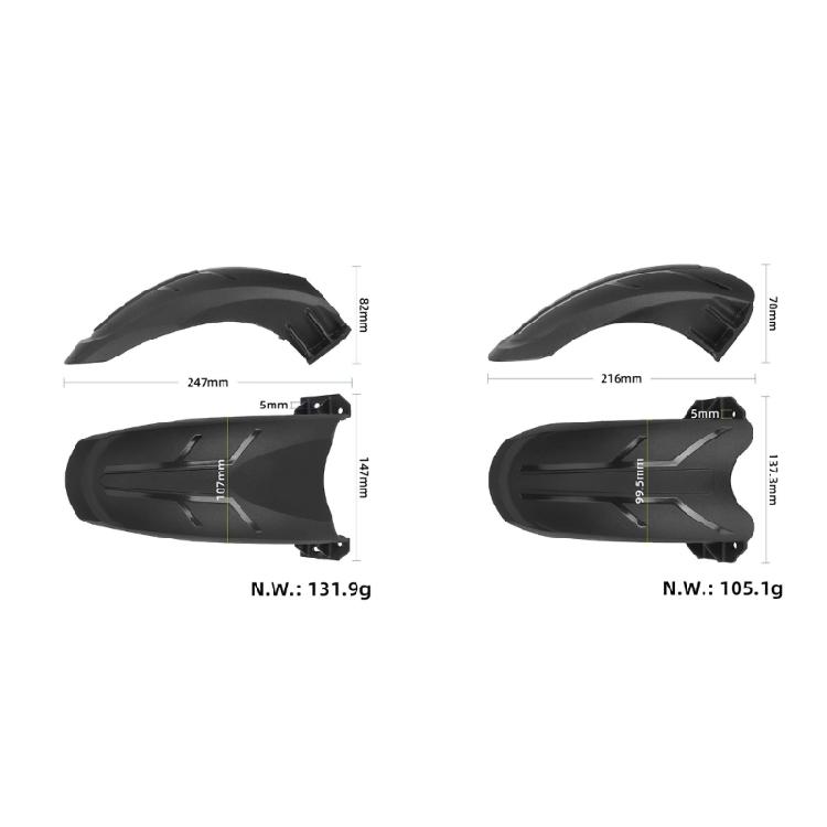 Convenient Mudguard Quick Detachable Mud Guard Simple Installation Mudguards for Long Distances Travel