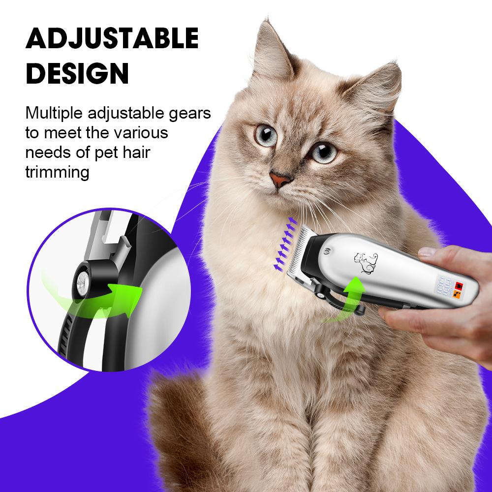 Dog Clipper Dog Hair Clippers Grooming (Pet/Cat/Dog/Rabbit) Haircut Trimmer Shaver Set PetsFader Pet Shaving Machine