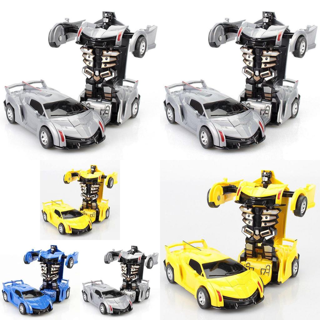 Premium Quality Transforming Collision Car For Children Ideal Gift In Bright Colors