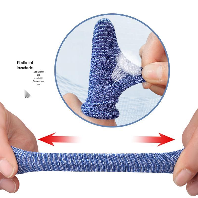 Breathable Tubular Finger Protector with Soft Rebound & Supportive Bandage for Sports