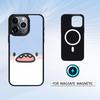 Cute and Funny Cartoon Shark Phone Case For iPhone17,16,15,14,13,12,Pro,Max,Magnetic For Magsafe Wireless Charging