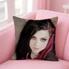 American Sexy Singer Evanescence AAmy Lee Cushion Cover Pillow Case Soft Skin Friendly Fabric  Concealed Zipper