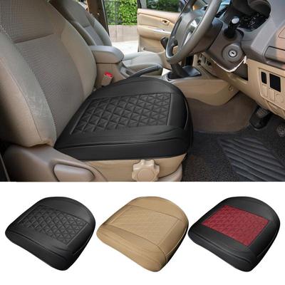 Coussin de siège de voiture Housse de protection de siège en cuir pour voiture Camion Tapis de coussin de chaise de voiture universel Housse de siège de voiture avant Coussin protecteur