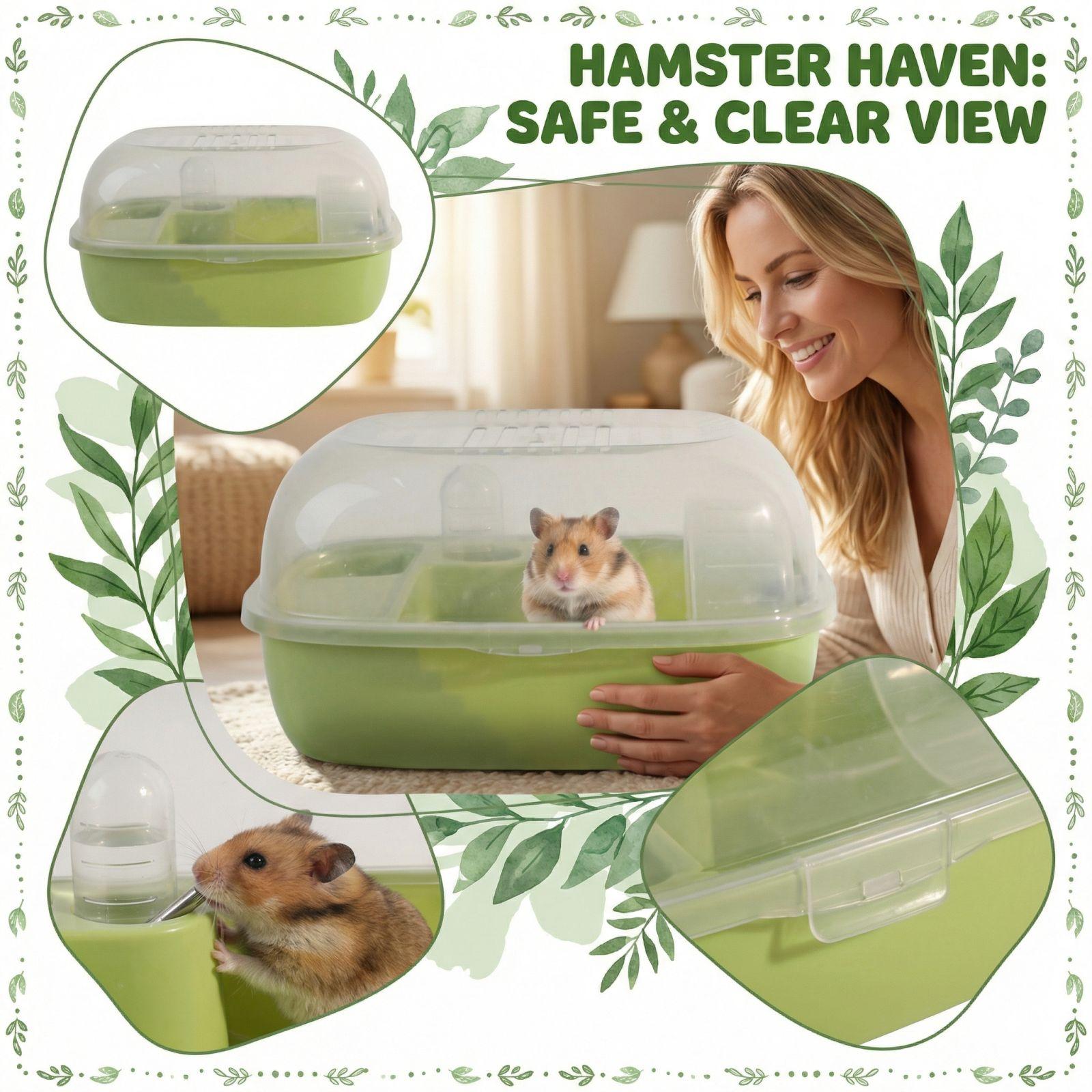 Hamster Specializeds For Transparency Cage Hamster Cage зелёный