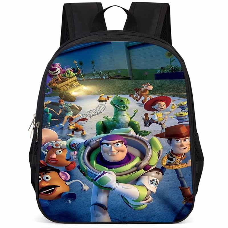 Buzz Lightyear 15-inch Large Capacity Backpack Lightweight Durable Oxford School Bag