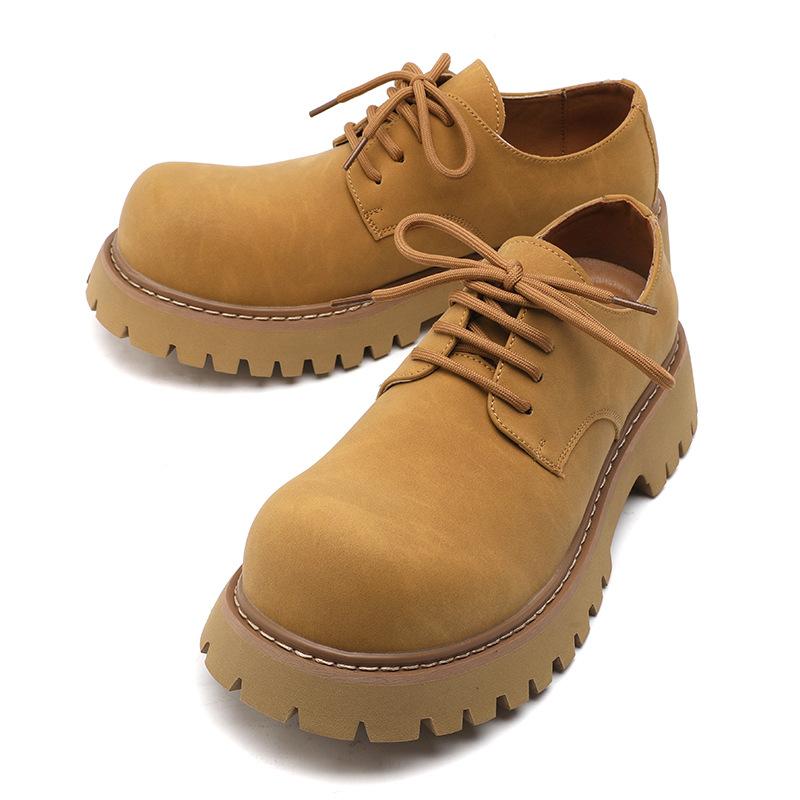 Tooling men's shoes spring new American British low-top Martin shoes men's versatile casual rhubarb shoes 1035-R