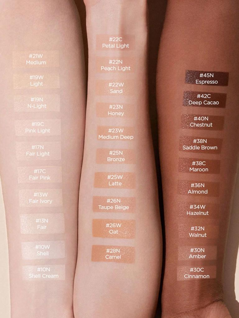 Jung Saem Mool Essential Skin Nuder Cushion Refill Included Light/Fair-Light/Medium, 14g*2, Multiple Shades Available, Daily Makeup, Korean Makeup