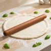 Holz-Nudelholz Natürliches Massivholz Mehrzweck-Teigroller Antihaft-Küchenwerkzeug für Fondant Kuchenboden Kekse Brot Pizza Knödel