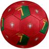 Ronaldo's Portugal Football Crest Soccer Ball Size 5 Football Machine-Stitched Indoor/Outdoor Universal Football Sports Enthusiast Gifts