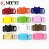 50/100/200Pcs Meetee 10mm Plastic Quick Side Release Buckle Adjustable Safety Clasp Cat Dog Collar Webbing Strap Hook Accessory