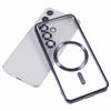 For Samsung Galaxy S25 Magnetic Case Electroplated TPU Phone Cover with Lens Film