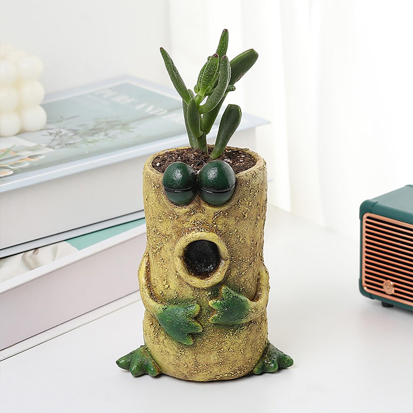 

Декомпрессионные Выражения Смола Поделки Креативные Забавные Выражения Дом Сад Цветочный Горшок Украшения One Size