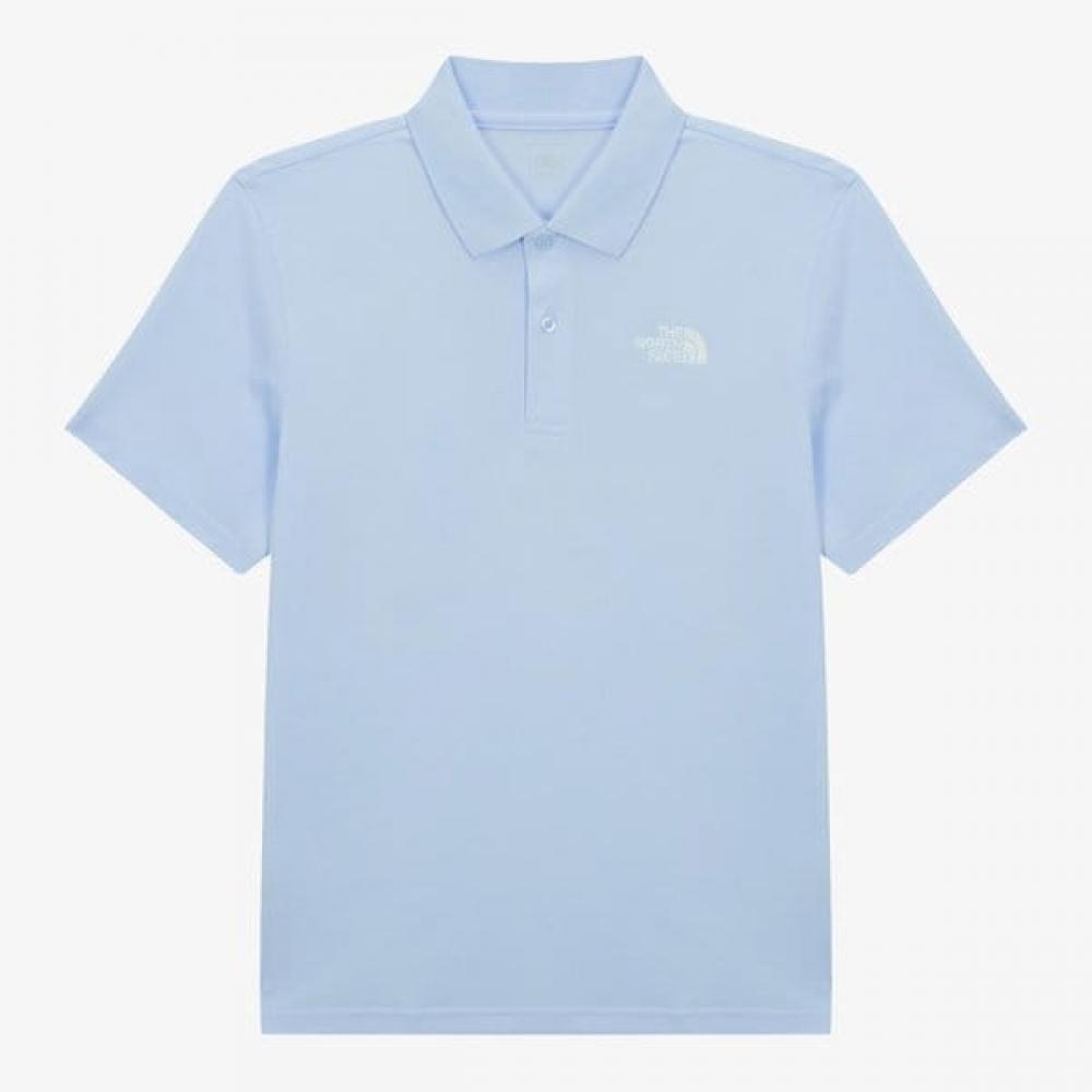 The North Face Men S Coolmax Prime Short Sleeve Polo Baby Blue nt7pS03d BABY BLUE/095