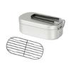 Aluminum Lunch Container with Handles Outdoor Insulated Lunch Box for Kid Adult