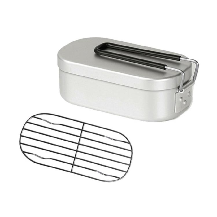 Contenitore per Pranzo in Alluminio con Manici Scatola Pranzo Isolante da Esterno per Bambino Adulto
