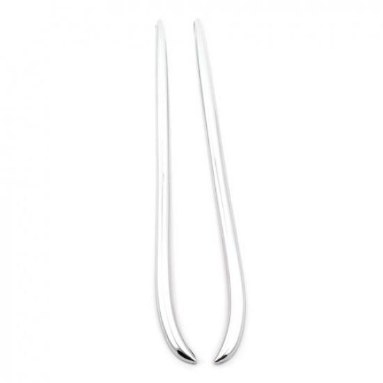 Motorcycle Headlight Eyebrows Lamp Trim For Honda Goldwing GL1800 2001-2011 2PCS