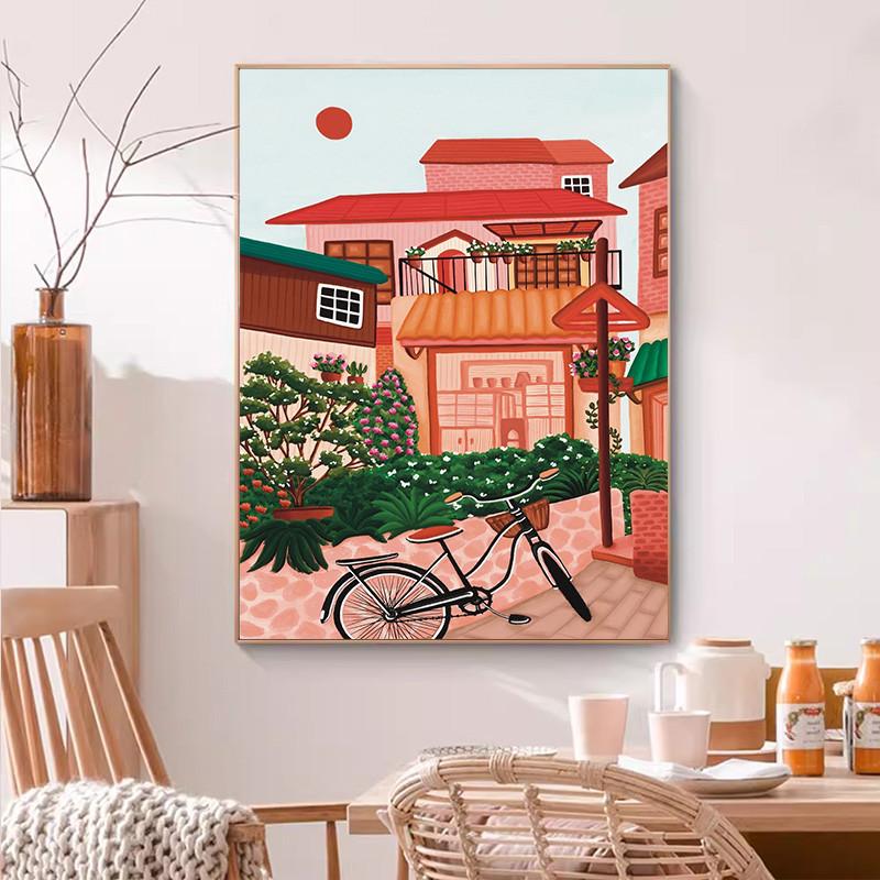 Nordisch Marokko Marrakesch Kappadokien India Gate Reise Stadt Poster Landschaft Leinwand Wandkunst für Wohnzimmer Heimdekoration