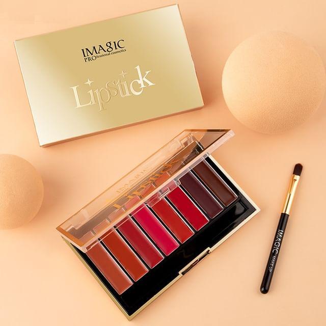 IMAGIC - 8 Colours Matte Lipstick Palette 8 Colours Palette - 11.2g