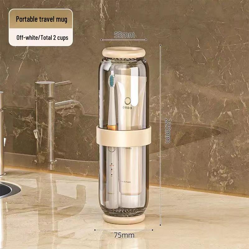 

Portable Transparent Toothbrush & Toothpaste Holder for Couples & Kids 301-400ml
