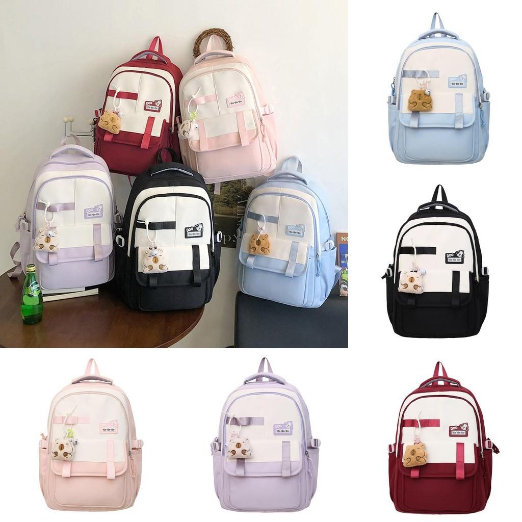 Nylon Casual Backpack For Students With Reduced Load And Laptop Storage