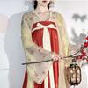 Ripristina lo stile cinese della dinastia Tang, abito da donna Hanfu, gonna lunga fino al seno