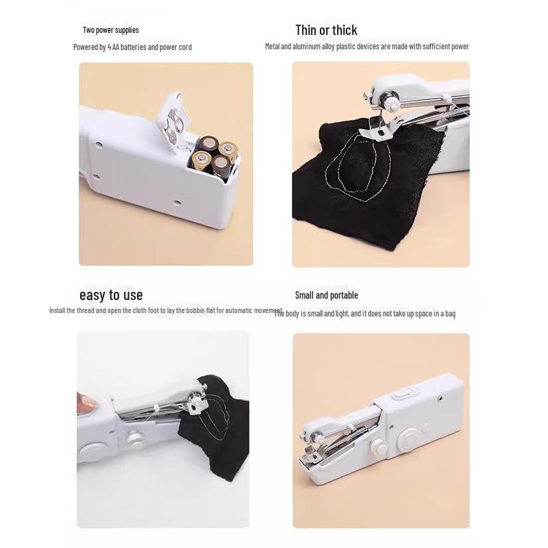 Portable Mini Handheld Electric Sewing Machine for DIY Tailoring