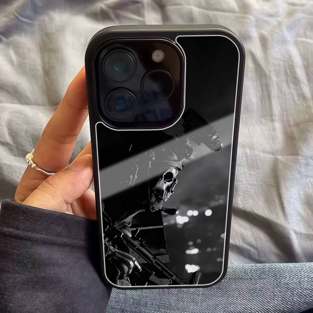 C-Call Of D-Duty Anime Phone Case For Iphone 17 Air 16 15 14 13 12 11Pro Max Plus Hard Plastic PC+TPU Cover