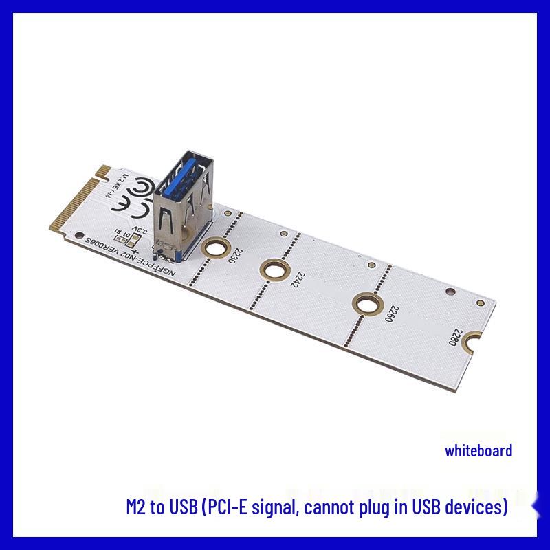 Neuer M.2 Key M zu PCIe 4X Kartenadapter mit NVMe und 4X Signal, LED-Anzeige