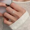 925 Sterling Silver Zircon High-End Women's Tail & Index Finger Ring