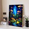 Starlight Diamond Painting Art Set, 5D DIY Night Scene Full Square Diamond Crystal Cross Stitch Craft Decoration Home Wall Mural