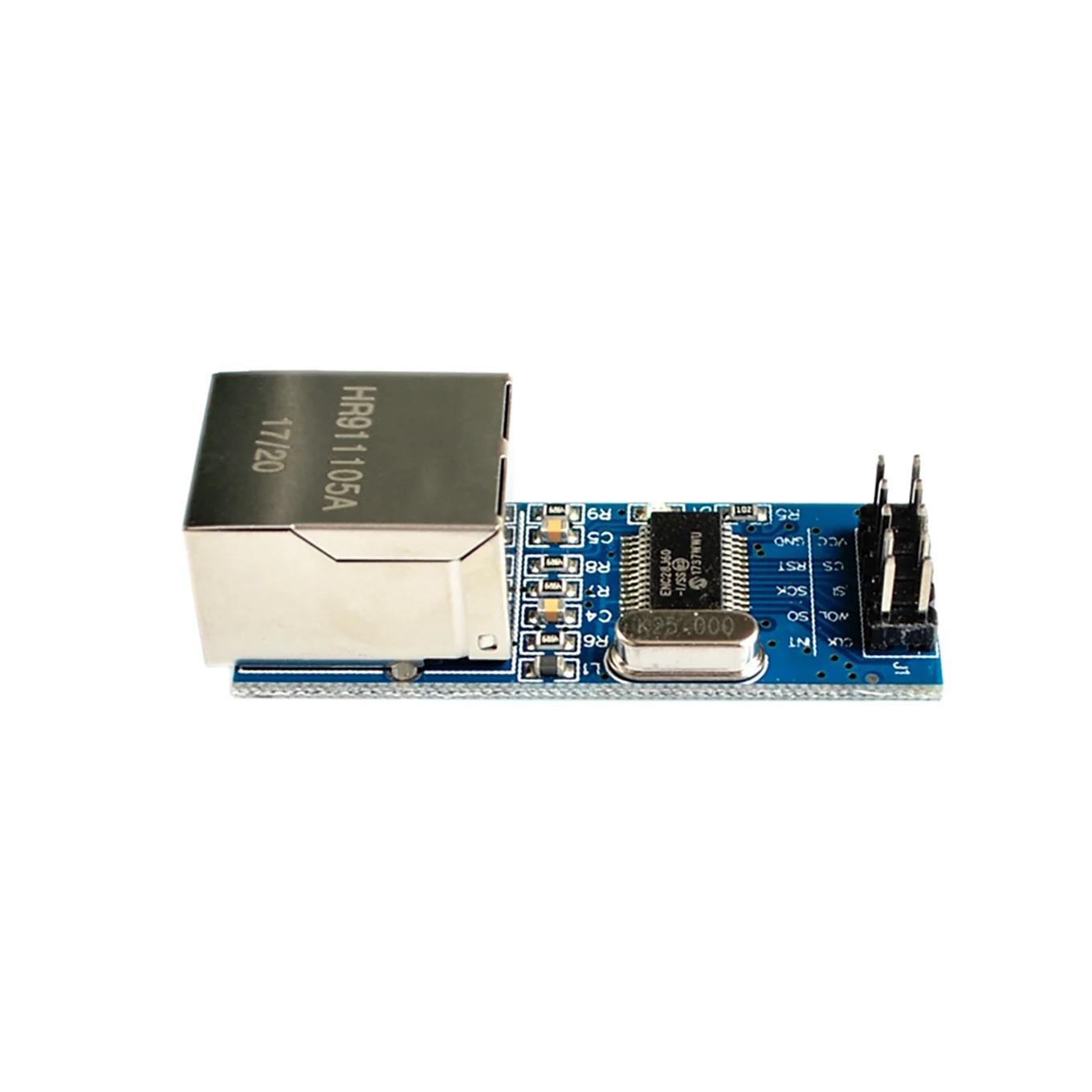 

ENC28J60 Ethernet LAN Network Module SPI Port For Arduino 51LPC AVR ARM PIC compatible Nano 3.0 RJ45 Webserver Module